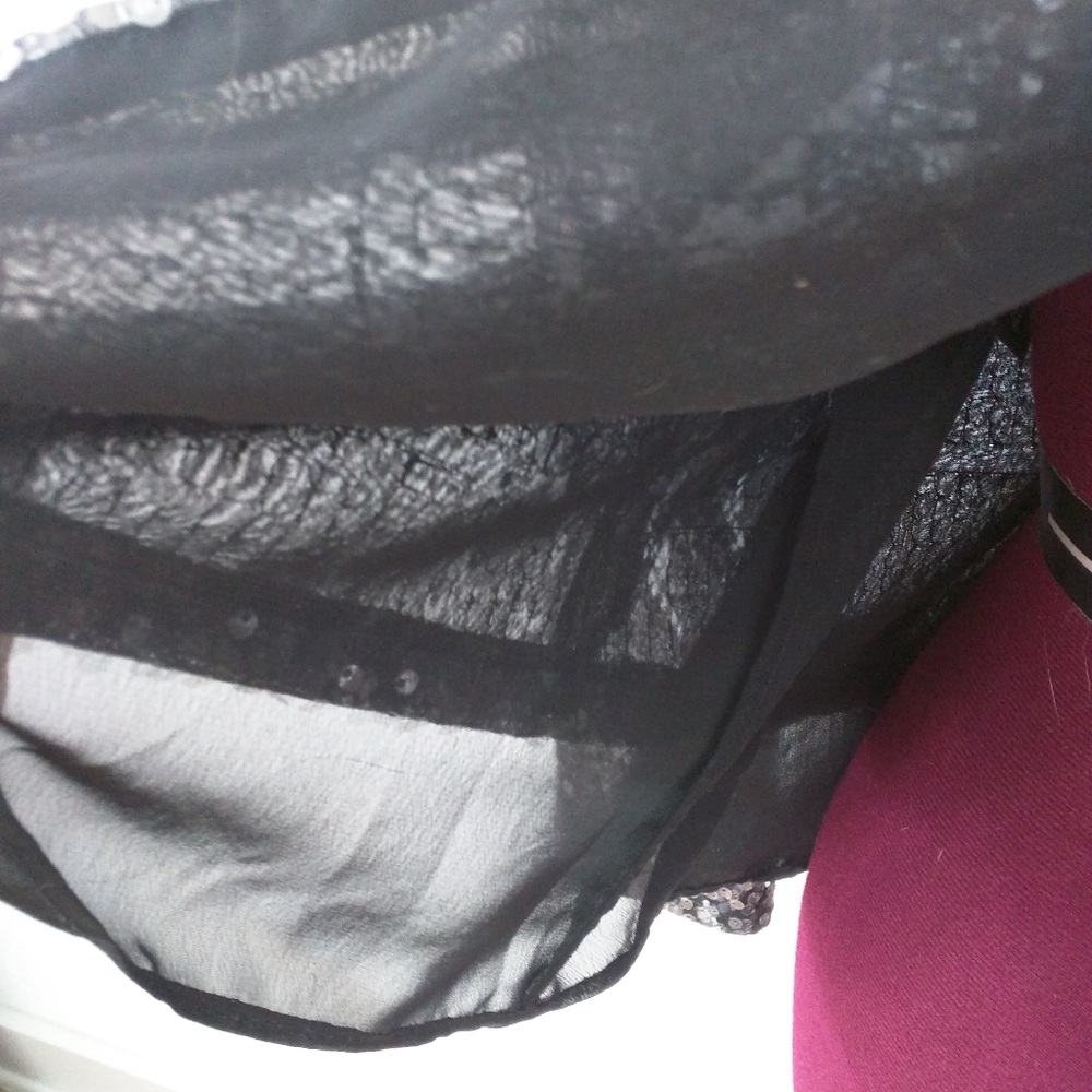 Sequin Split Back Kenneth Cole Blazer - image 5